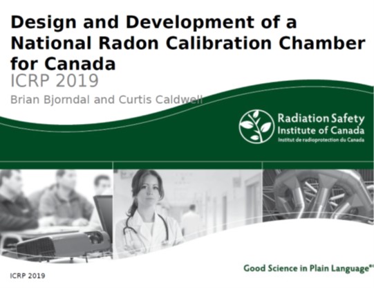 Notice about "Design and Development of a National Radon Calibration Chamber for Canada"