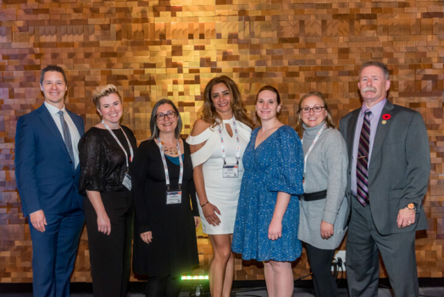 Members of the CRPA executive (left to right), Mike Stoicescu, Corie Houldsworth, Tara Hargreaves, Mojgan Soleimani, Leah Shuparski-Miller, Diana Moscu, and Jeff Dovyak