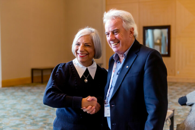 Bob McDonald and CNSC President Rumina Velshi
