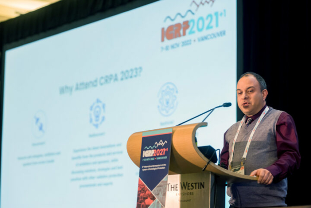 Ali Shoushtarian invites ICRP 2021+1 attendees to visit Halifax for the 2023 CRPA conference