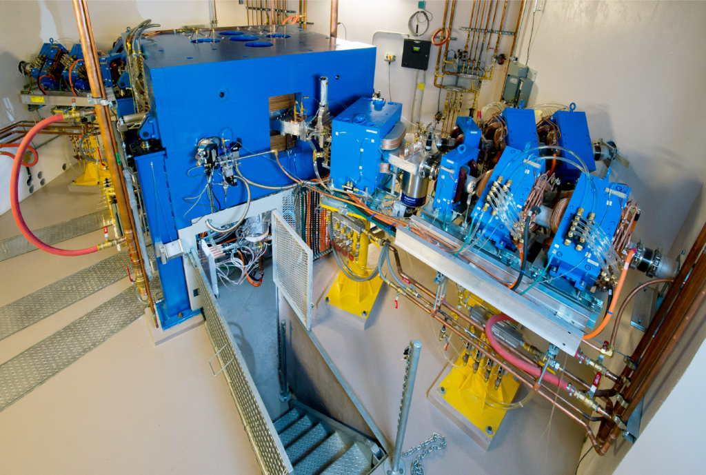 TR-24 cyclotron in Edmonton’s Medical Isotope and Cyclotron Facility