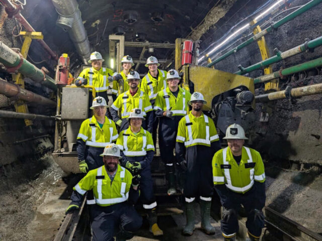 Cameco mine tour underground / Visite souterraine de la mine Cameco
